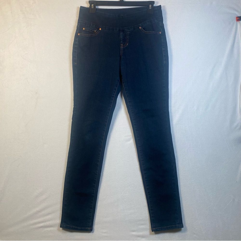 Jag Hi Rise Skinny Pull On Blue Jeans